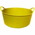 Totalturf 4 gal Tuff Flex Tub - Yellow TO3328783